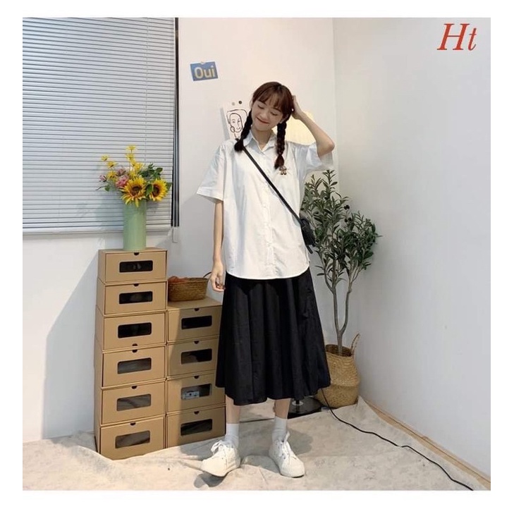 Áo sơ mi gấu nhỏ HT12