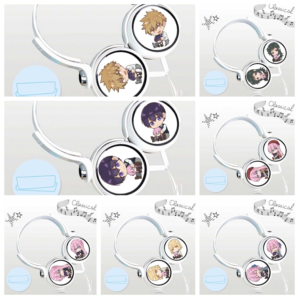 Tai nghe chụp IN HÌNH Shikimori-san Bạn gái tôi không chỉ dễ thương thiết kế thông minh cắm dây có mic anime chibi