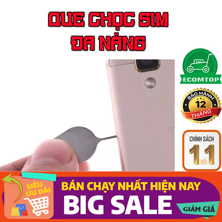 [Que chọc sim – Hàng loại 1] Que chọc sim đa năng giá rẻ gắn móc chìa khóa chất lượng cao chọc khe sim điện thoại iphone