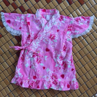 Áo yukata cho bé gái 9-11kg.