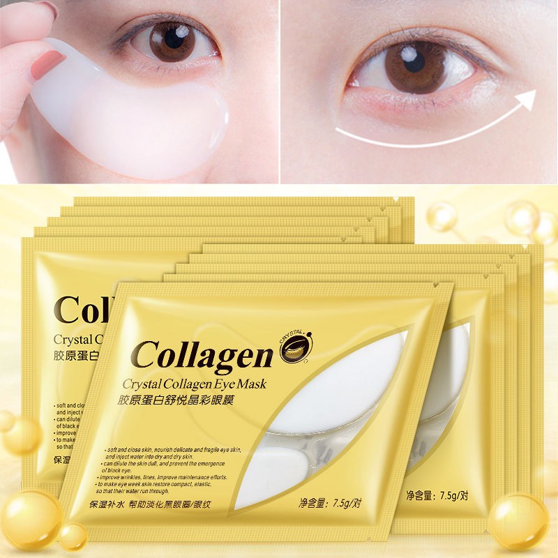 24K Crystal Collagen Eye Mask Moisturizing Anti-Ageing Eye Patches