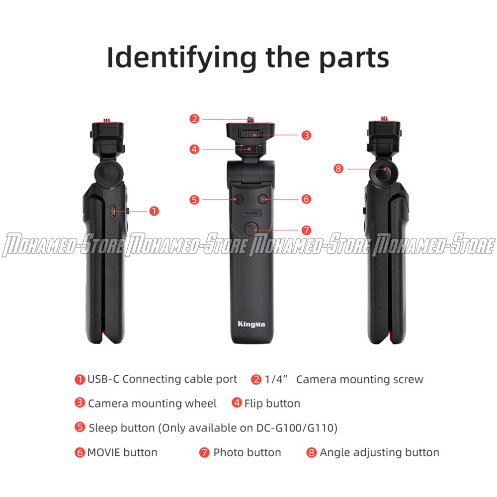 Tay Cầm Chụp Ảnh Kingma BM-PR1 Cho Máy Ảnh Panasonic Lumix | BigBuy360 - bigbuy360.vn