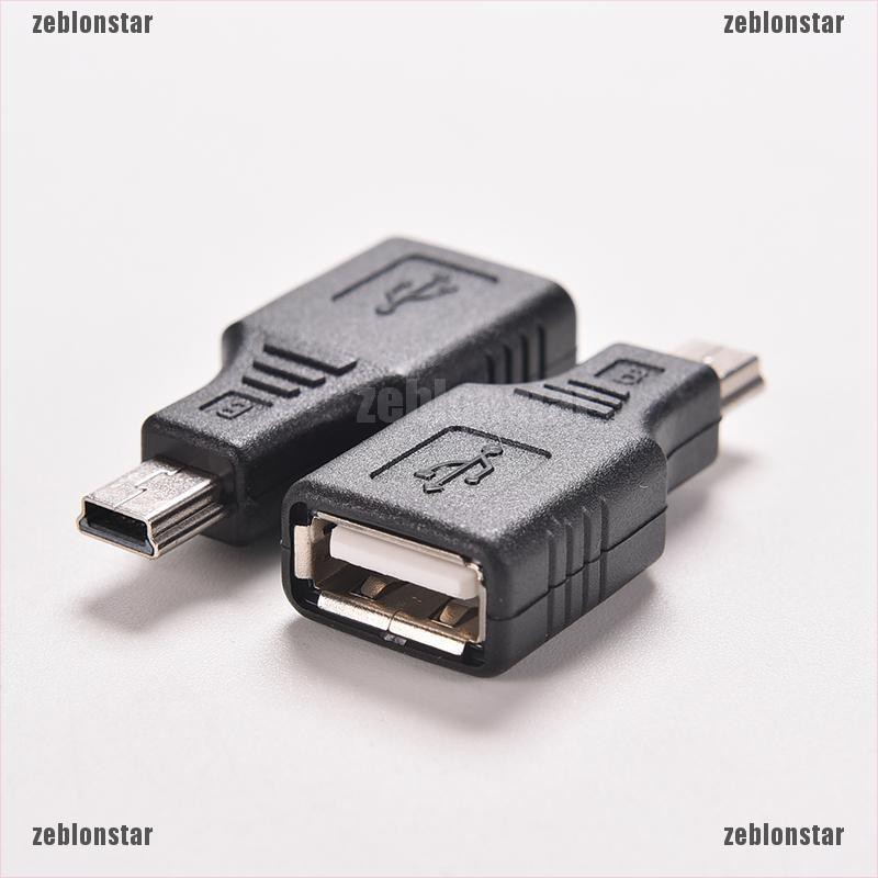 ❤star Đầu chuyển đổi cổng USB 2.0 A sang to Mini USB B 5 Pin tiện dụng ▲▲