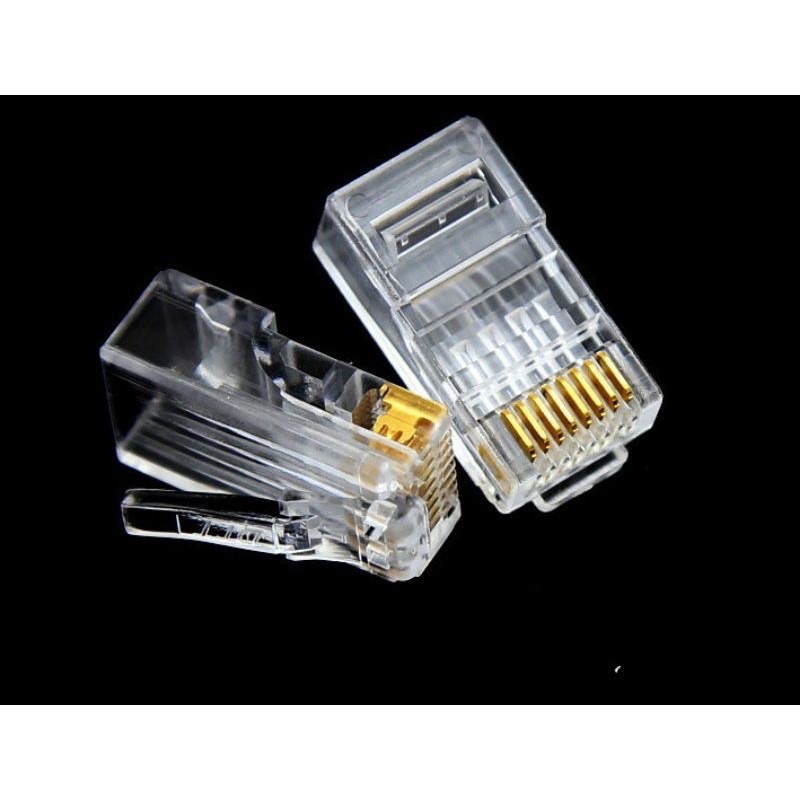 Đầu bấm mạng Tenda chuẩn Cat6E RJ45 - Hàng Chính Hãng