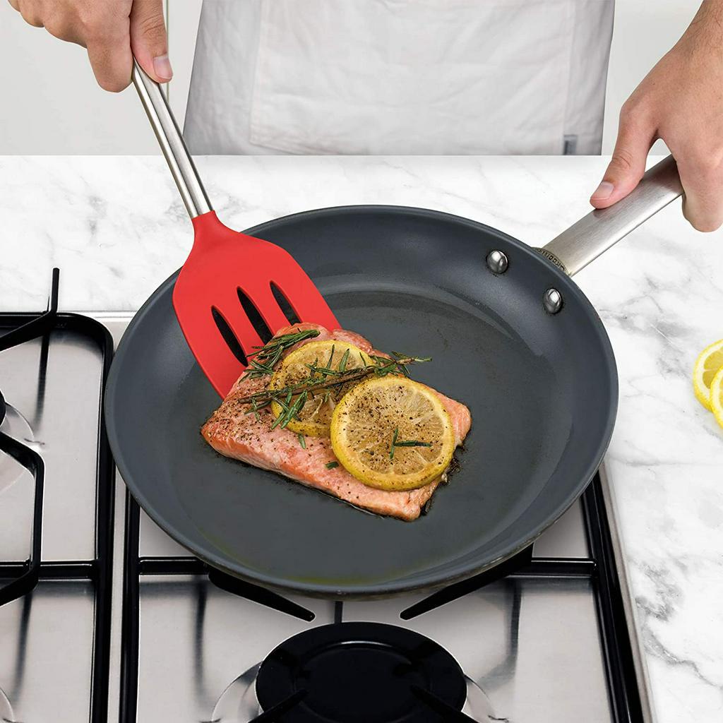 Xẻng Xúc ANAEAT Chất Liệu Thép Không Gỉ Chống Dính Thiết Kế Có Rãnh Thích Hợp Để Nấu Ăn