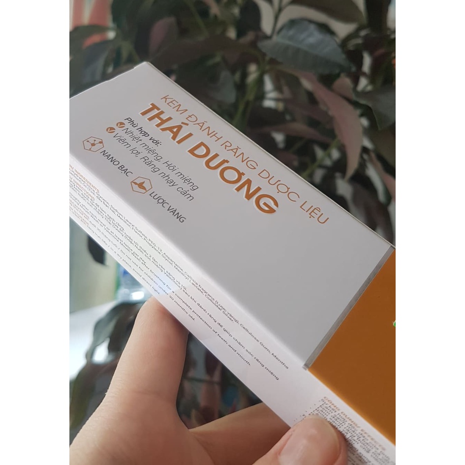Kem đánh răng dược liệu Thái Dương giảm nhiệt miệng hôi miệng viêm lợi buốt răng 150g- Đông Anh Pharmart