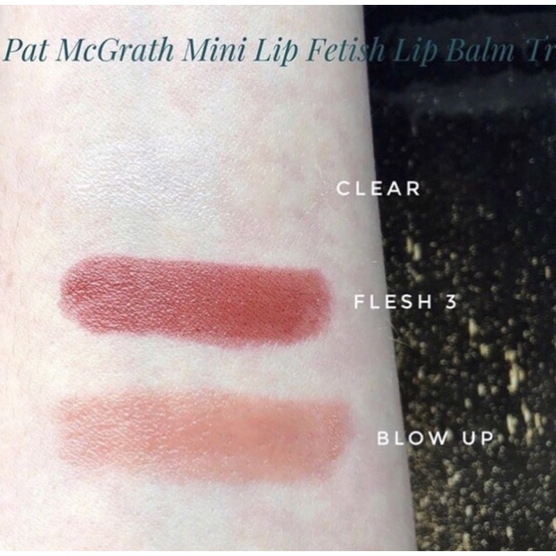 Set son dưỡng Pat McGrath Labs Lust Mini Lip Fetish Lip Balm Trio
