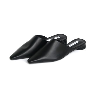 Giày bệt đế bằng kiểu Mules (Sục) da mờ siêu mềm, hot trend, cao 2cm mã 100478