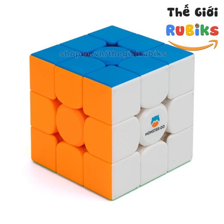 Rubik GAN Monster GO 2x2 / 3x3 / Pyraminx / Skewb Stickerless - Monster GO 3x3 M Có Nam Châm