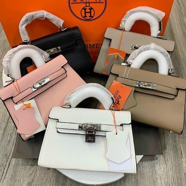 Túi hm size 19 M10 túi xách nữ mini kèm khăn đeo chéo cực xinh