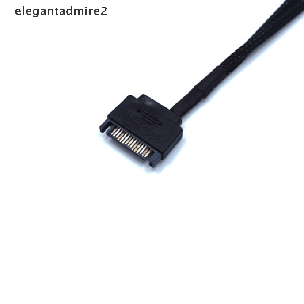 [gele] SATA 15Pin To 2*3pin/4pin Cooling Fan Splitter Hub Converter Adapter PWM Cable [ele]