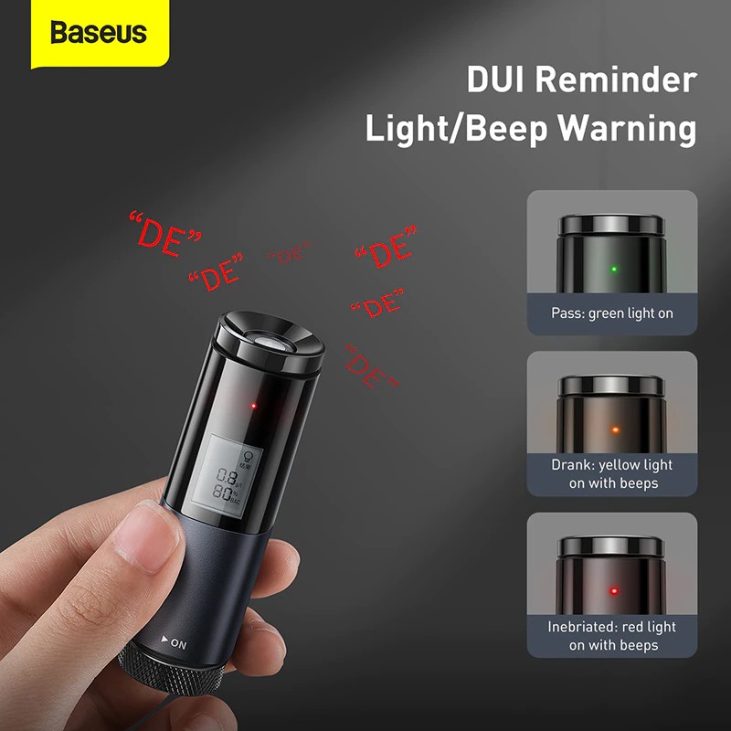 Máy Đo Nồng Độ Cồn Baseus Digital Alcohol Tester - TopLink