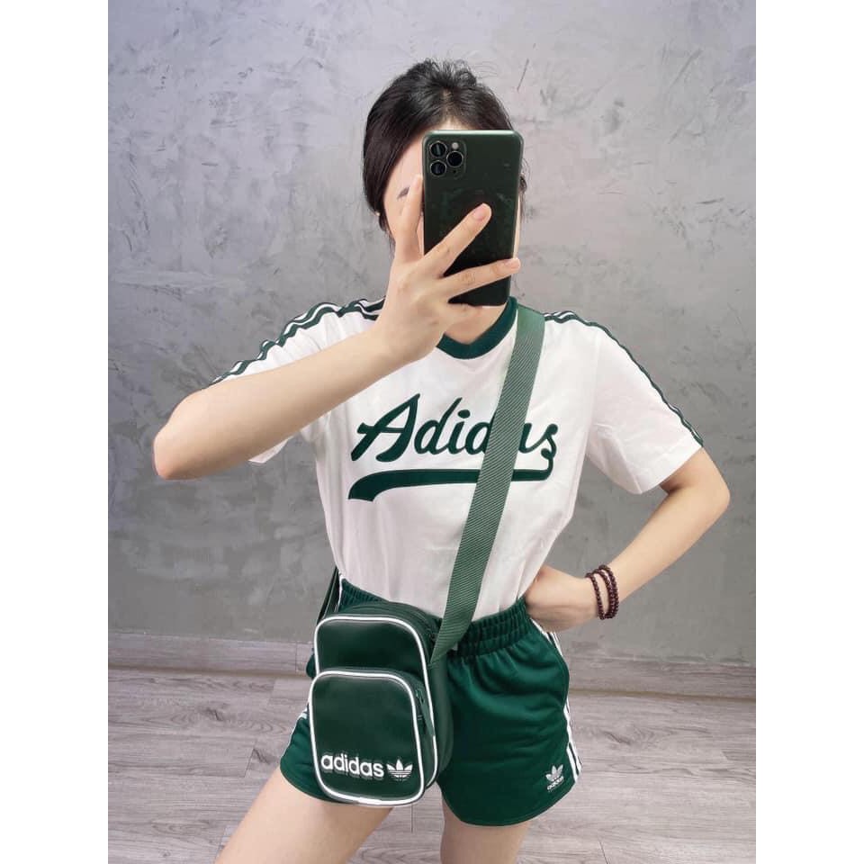 Áo Phông Nữ Adidas VNXK Unisex Áo Thun Nữ Thời Trang Thể Thao Local Brand 100% Cotton Trắng Tay Ngắn Cổ Tròn