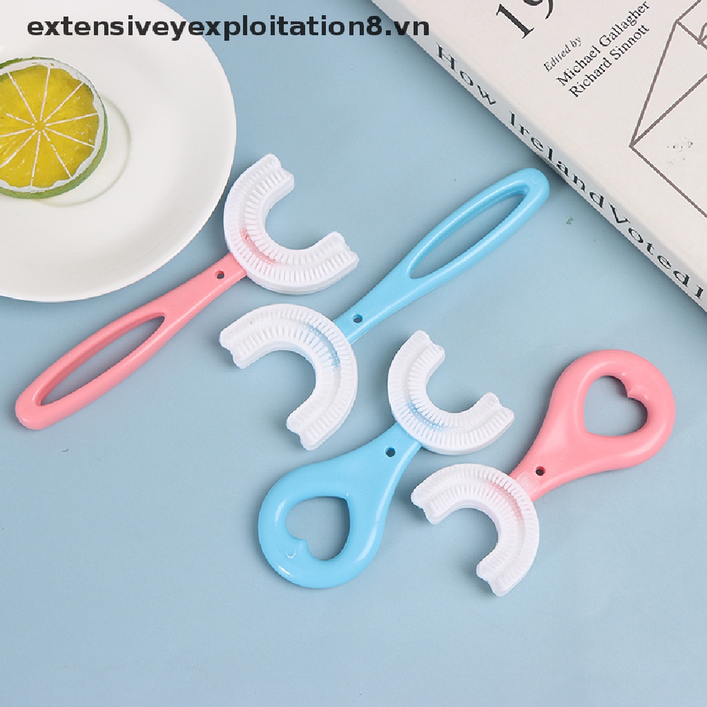 【extensive】 Children's Toothbrush U-shaped Baby Children Brushing Teeth Cleaning Teeth 【vn】