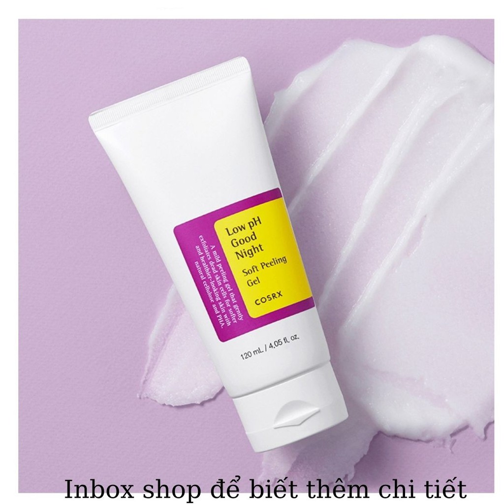 Gel tẩy da chết COSRX Low PH Good Night Soft Peeling Gel