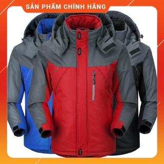 Áo Khoác Nam Nữ Chống Thấm - 3 Lớp Lót Lông Siêu Ấm