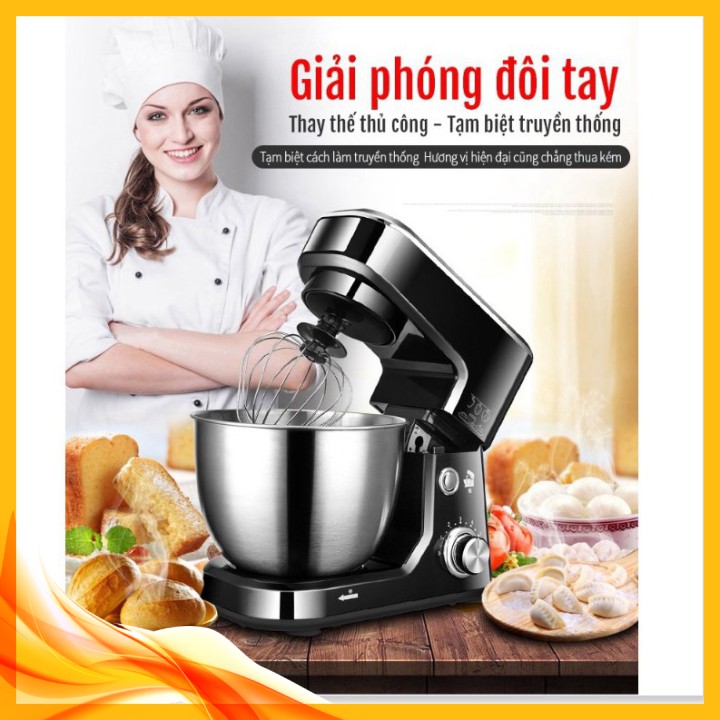 🔝 Máy trộn bột đánh trứng làm bánh gia dụng đa năng 800w SC-209