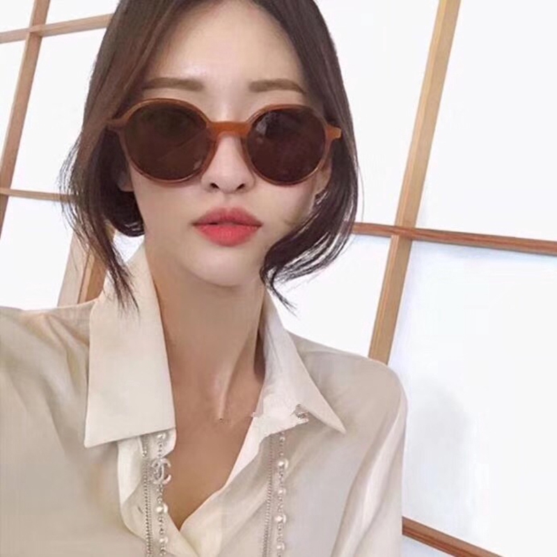 Kính Mát Gọng Tròn Màu Sắc Ngọt Ngào Chống Tia Uv400