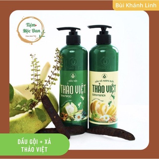 Combo Dầu Gội Dầu Xả Thảo Việt 450ml.