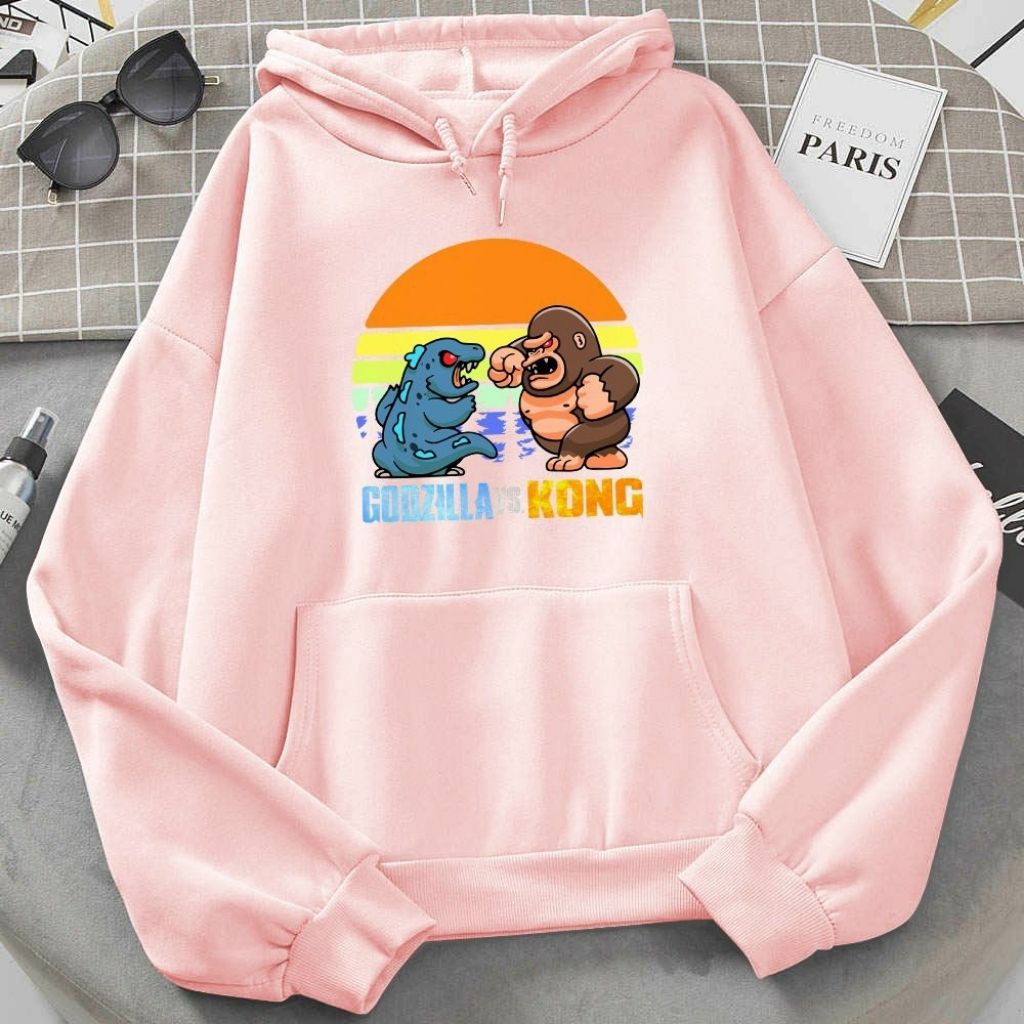 [ FREE SHIP ] ÁO KHOÁC HOODIE NỈ UNISEX THE KING KONG FORM NAM NỮ - ÁO KHOÁC HOODIE LOCAL BRAND NHIỀU MÀU | BigBuy360 - bigbuy360.vn