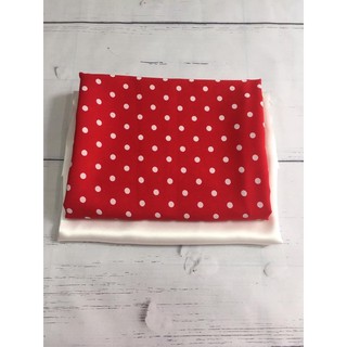 Vải áo dài in chấm bi tròn