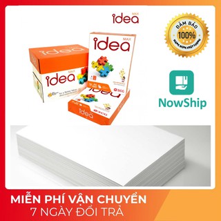 Giấy Idea - Giấy A4, A5 định lượng 70 ( giấy in, giấy photo - tập sổ giấy bookmark, dụng cụ văn phòng phẩm )
