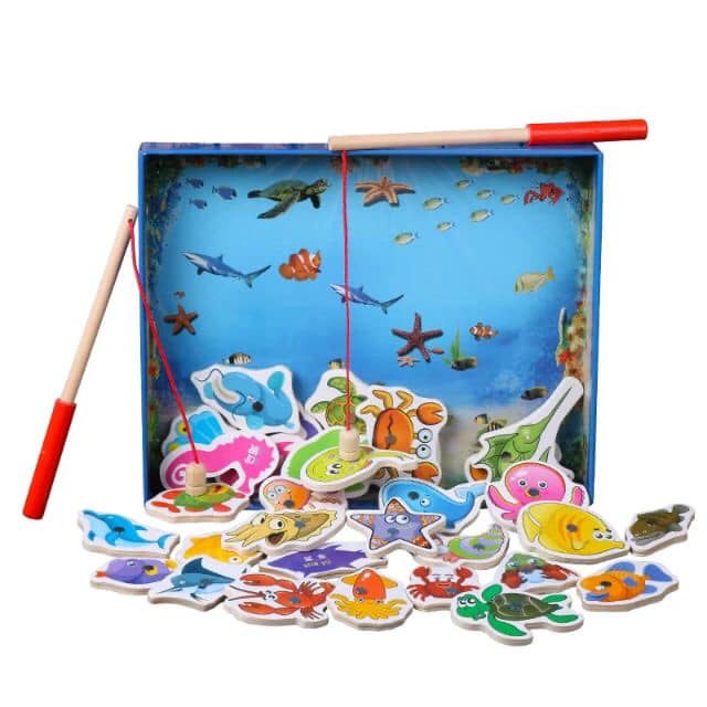 Câu cá gỗ 32 con