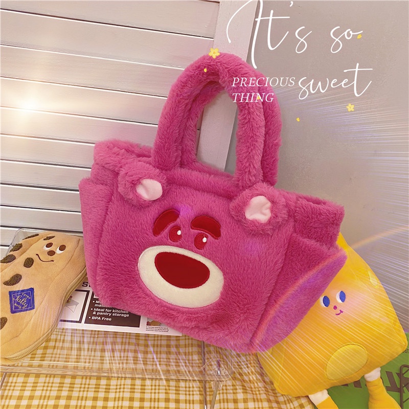 Túi Xách Tay Thiết Kế Hình Gấu Pooh Dễ Thương