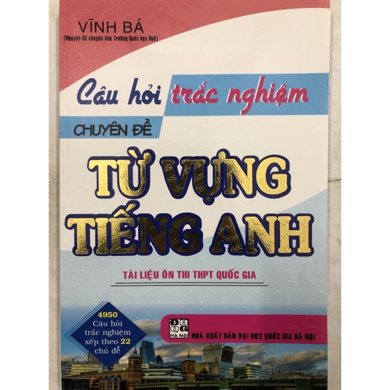 Sách - Câu hỏi trắc nghiệm chuyên đề Từ vựng Tiếng Anh