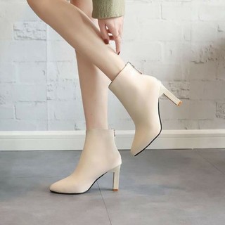 Boot nữ da trơn shop ngân389 order