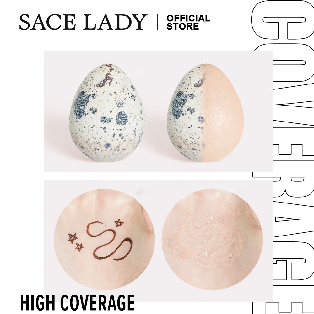Kem che khuyết điểm dạng lỏng SACE LADY 2 trong 1 trang điểm quầng thâm vùng mắt tự nhiên và hoàn mỹ lâu trôi 8.2g | BigBuy360 - bigbuy360.vn