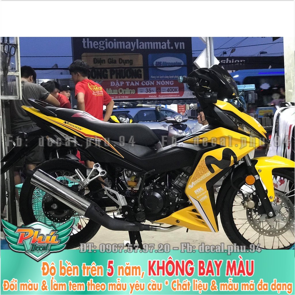 Tem rời Winner V1 Movistar vàng đen (X) -1