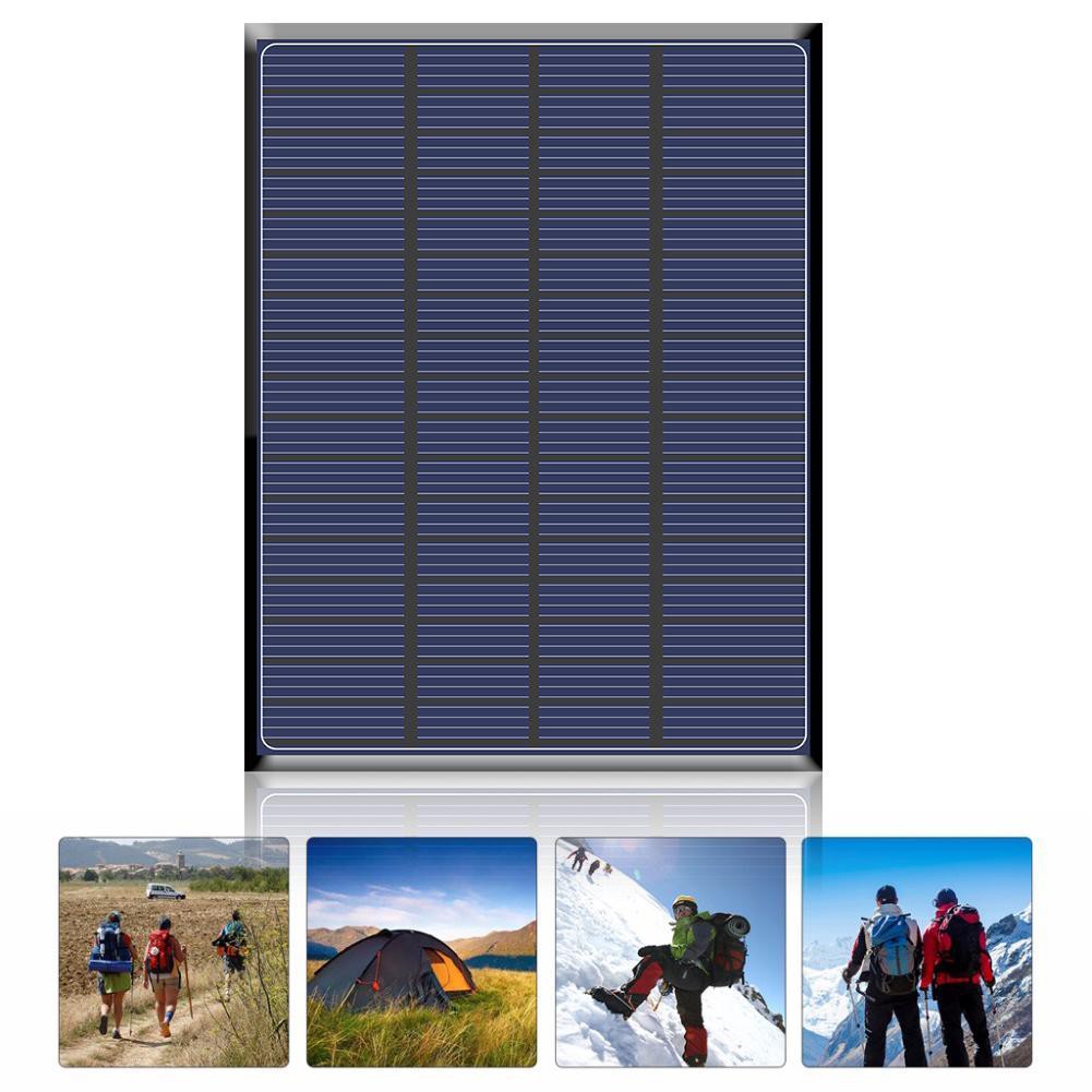 2.5W 18V Solar Panel Charger Portable Epoxy Battery Charger For Phone DIY