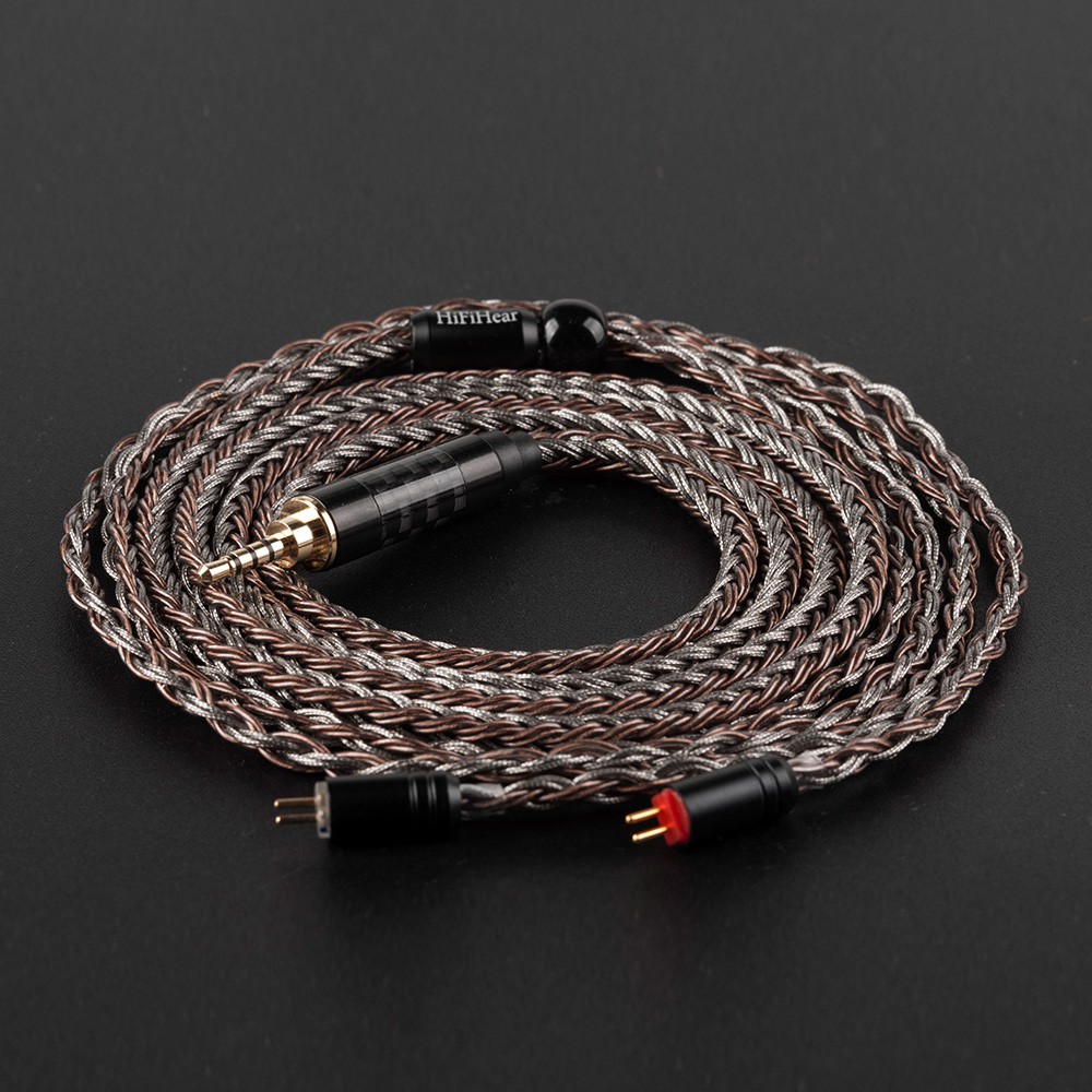 HiFiHear 16 Core Silver Plated Balanced MMCX/2Pin Earphone Upgrade Cable For Shure SE215 ZS10 Pro AS10 AS16 AS12 ZSN PRO