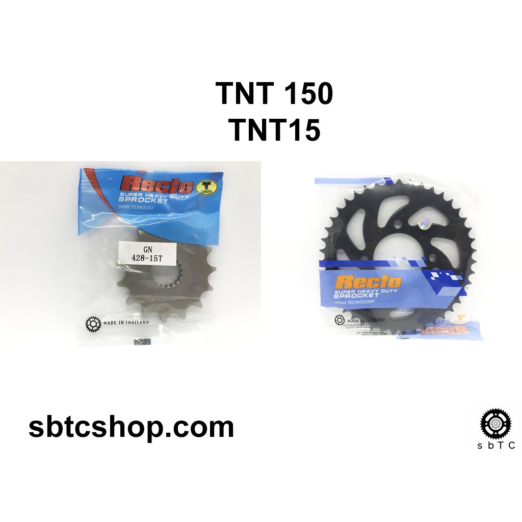 Nhông dĩa lẻ Recto Benelli TNT 150 TNT15 chính hãng