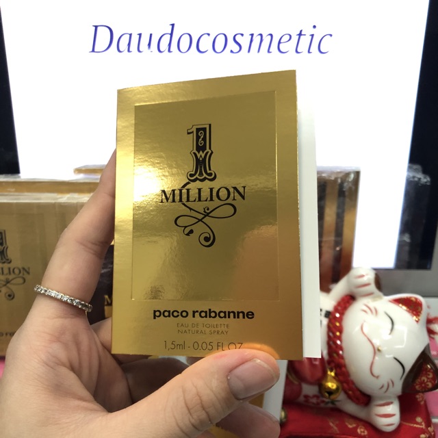 [vial] Nước hoa Paco Rabanne 1 Million One Million EDT 1.5ml | Thế Giới Skin Care