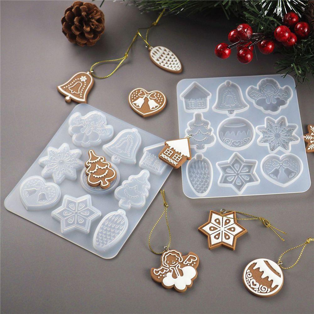 Khuôn Làm Trang Sức Bằng Nhựa Resin Hình Cây Thông Giáng Sinh