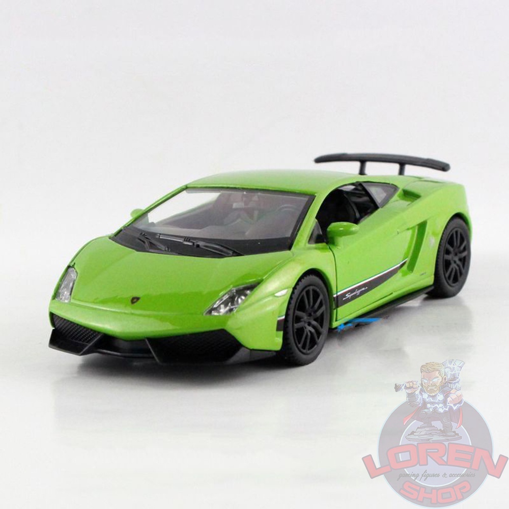 Mô hình ô tô kim loại tỷ lệ 1:36, siêu xe đồ chơi Lamborghini Gallardo LP 570-4 Superleggera