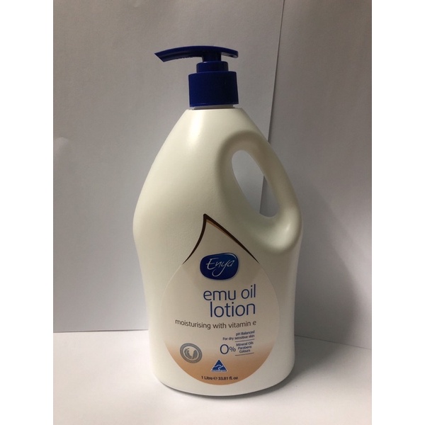Sữa dưỡng ẩm Enya Emu Oil Lotion 1 Litre .Hàng Úc