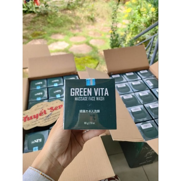 Bột rửa mặt kis22 siêu vi tảo date 1/6/2024
