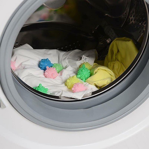 10 BÓNG GIẶT QUẦN ÁO CÓ GAI - Quả Cầu Gai Giặt Đồ Không Cần Là Thông Minh