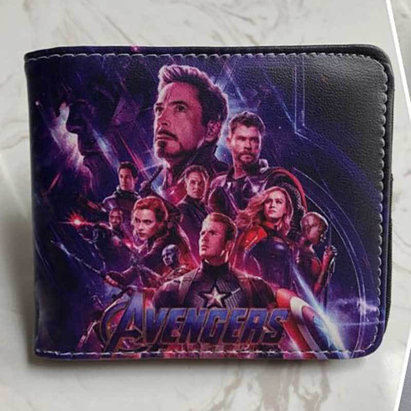 Ví Gập Ngắn Gập Đôi In Hình Siêu Anh Hùng Marvel Phiên Bản Siêu Anh Hùng Cho Nam