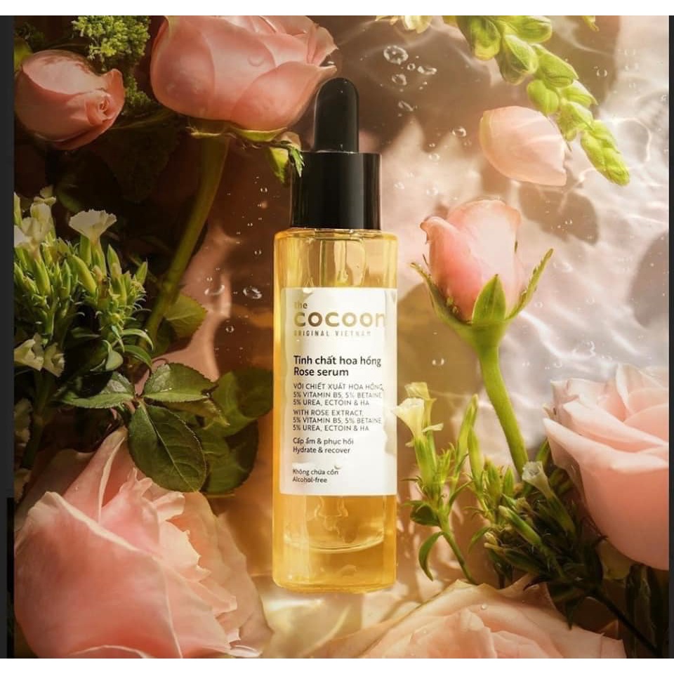 Tinh Chất Hoa Hồng Cocoon Rose Serum Cấp Ẩm Và Phục Hồi 30ml