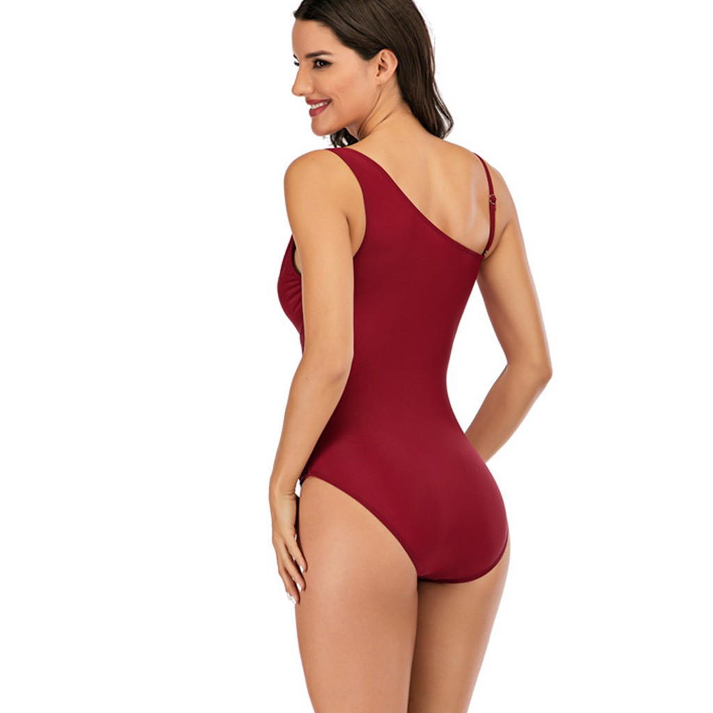 Women's Sexy One-Piece Solid  Bikini Swimwear Swimsuit Beachwear Bikini Set | BigBuy360 - bigbuy360.vn
