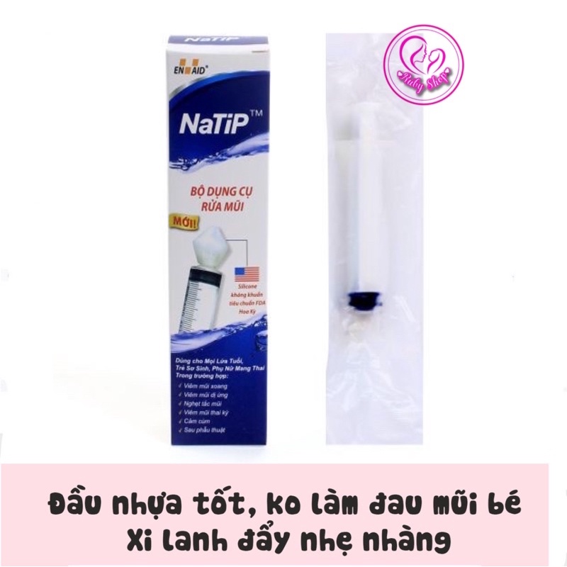 [ Chính hãng] Dụng cụ rửa mũi Natip