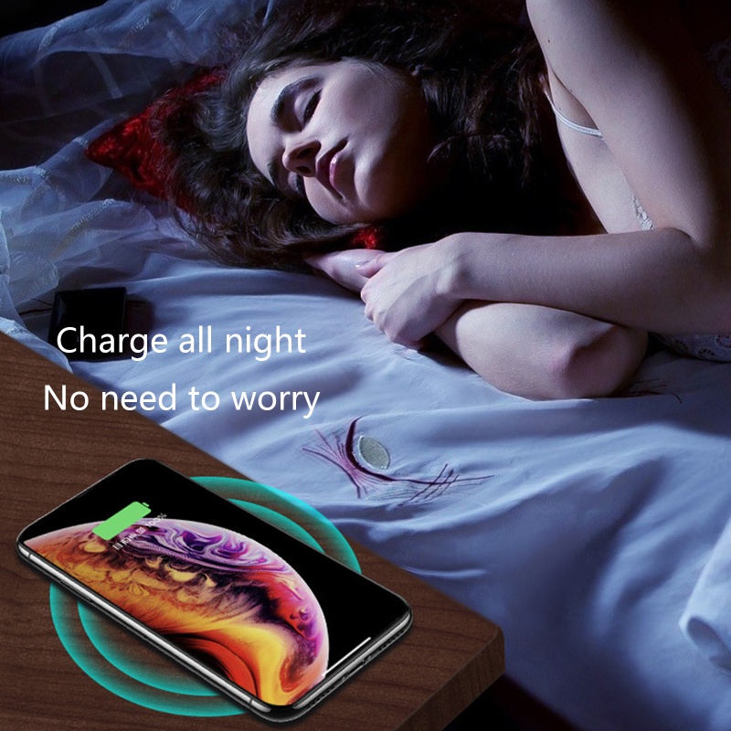 Đế Sạc Nhanh Không Dây Qi Để Bàn Tiện Dụng