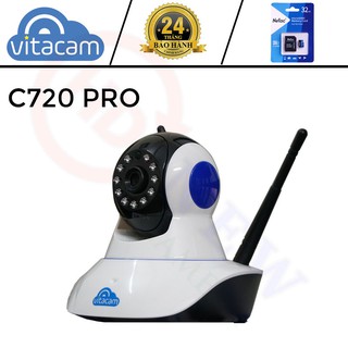 CAMERA VITACAM C720 PRO - FULL HD 1080P TẶNG THẺ NHỚ 32G