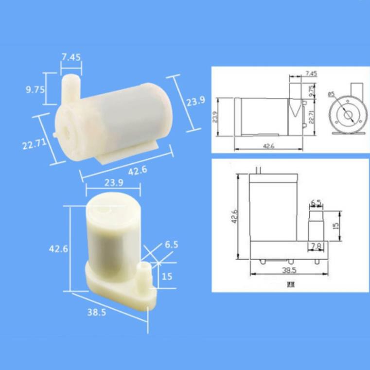 Máy Bơm Mini Phụ Kiện Thay Thế Bộ Rót Chất Lỏng ZÔZO, Bơm Nước DC3-5V