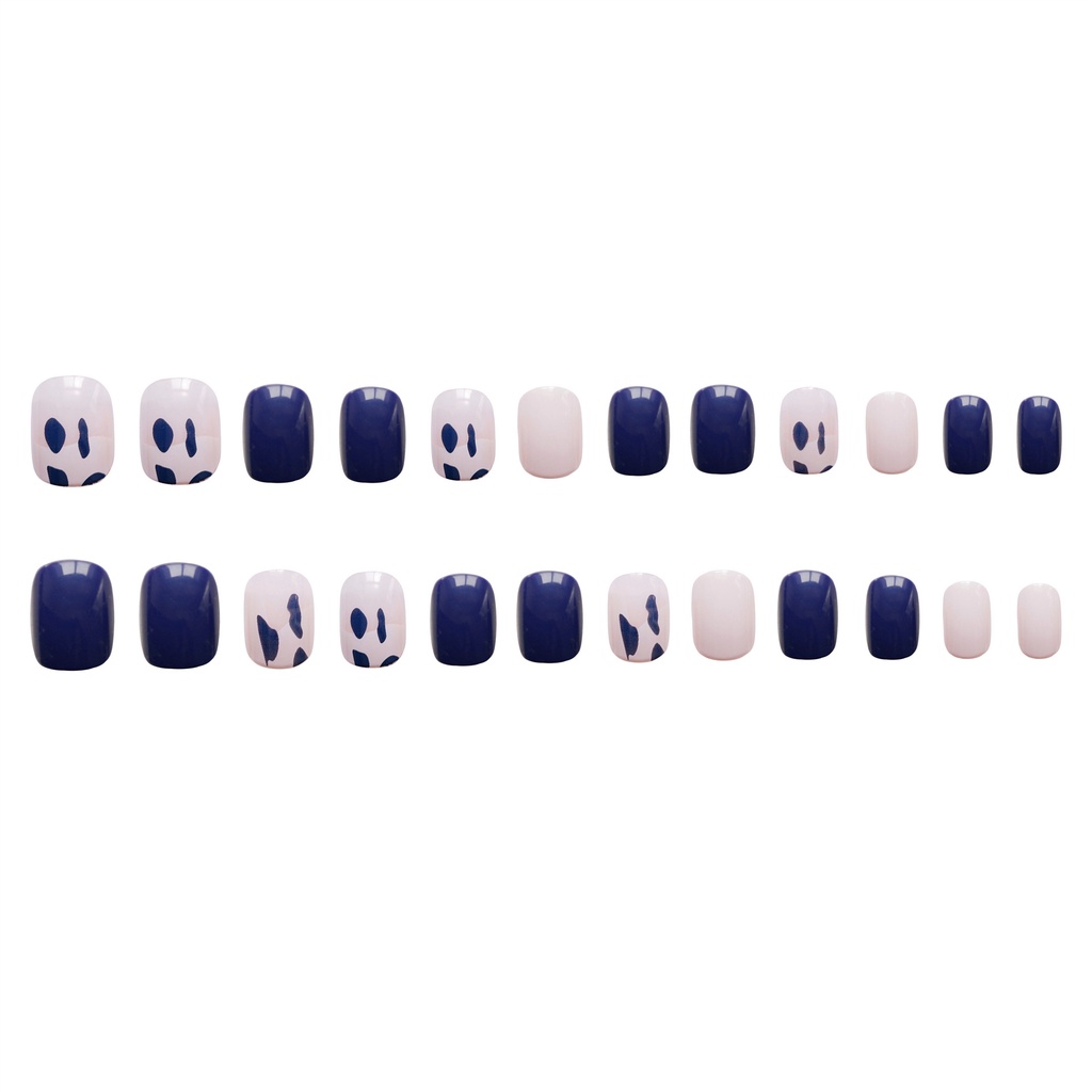 Set 24 móng tay giả sơn trơn PD294 thiết kế thời trang Jojo móng giả đẹp có keo dán tự làm nail tại nhà