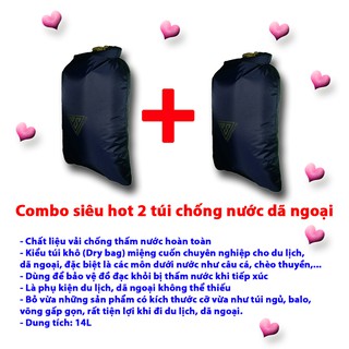 Combo 2 Túi chống nước - Xanh Navy